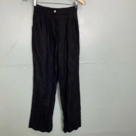 Donni Linen Pants Black Size XS‎ - Picture 1 of 6